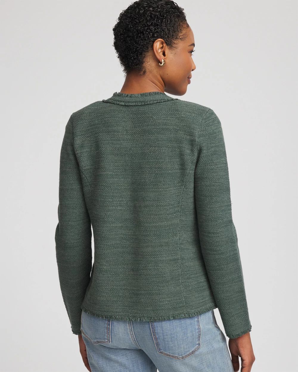 Embroidered Cotton-Blend Jacket | Chico's